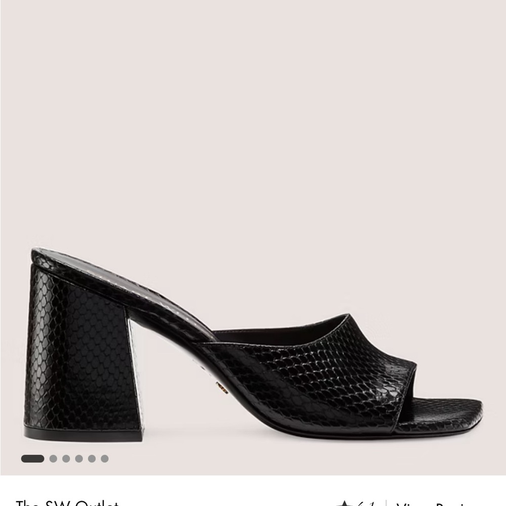 Elegant Black Women's Slide Sandals